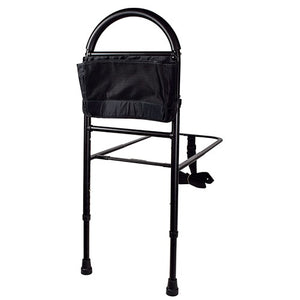 Carex Bedside Rail, Adjustable Height 32 to 44 Inches with Mesh Storage Pouch Hover
