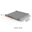 EZ-Access Gateway 3G Aluminum Portable Ramp with Solid Surface, Durable and Lightweight for Mobility Access. Moovkart