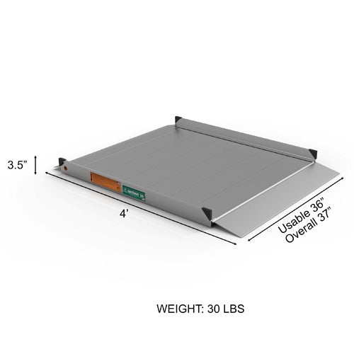 EZ-Access Gateway 3G Aluminum Portable Ramp with Solid Surface, Durable and Lightweight for Mobility Access. Moovkart