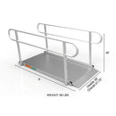 EZ-Access Gateway 3G Portable Ramp Solid Surface with Two Line Handrails
