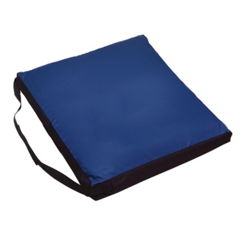 Meridian Optimum Comfort Gel Cushion with channeled gel bladder, foam base, and durable cover with straps. Moovkart