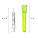 Acu-Life Medicine Dosage Spoon with Easy-Read Measurement and Non-Breakable Design, 2 Teaspoon