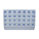 Acu-Life Deluxe 7-Day Pill Organizer – Portable Medication Box with Daily Trays. Moovkart