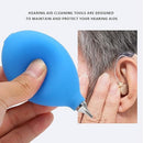 Portable Acu-Life Hearing Aid Air Blower cleans earmolds and tubes to enhance hearing aid, Moovkart