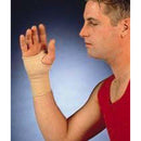 J&J Slip On Wrist Support in size small, designed for easy on/off and targeted compression for wrist pain relief.