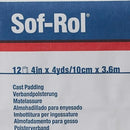 BSN Sof Rol Cast Padding, 4 Inch x 4 Yards, 12 Pack for Comfortable Wound Dressing