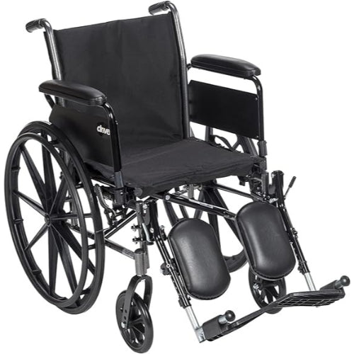 K3 Wheelchair Light Weight 18 with Detachable full arms & Elevating Legrests Cruiser III