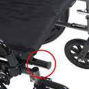 Drive Medical Cruiser III Lightweight K3 Wheelchair with Desk Arms, Swing-Away Footrests, 16 Inches Seat Width