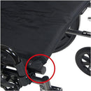 Drive Medical K3 Lightweight Wheelchair with Detachable Desk Arms and Swing Away Footrests, Cruiser III, 18 Inches Seat Width