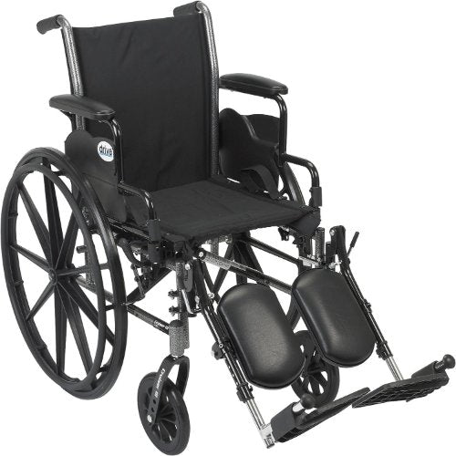 K3 Wheelchair Light Weight 20 with Adjustable and Detachable Desk Arms & Elevating Legrests Cruiser III