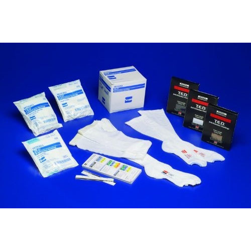 Kendall T.E.D. Thigh Length Open Toe, Small-Regular, Pair