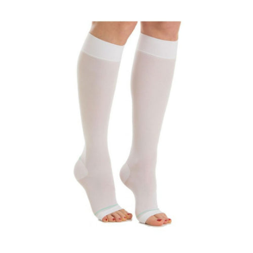 Kendall Open Toe Thigh Length Anti-Embolism Stockings, Small, Long, Pair