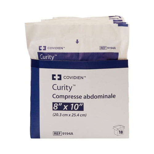 Tendersorb Abdominal Gauze Pads 8 x 10 (18 per Tray) Sterile