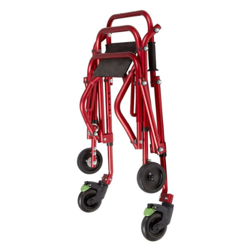 Circle Speciality 4-Wheeled Klip Walker, X-Small, Red