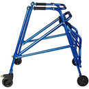 Circle Specialty KLIP Walker, Blue, Medium with 4-Wheel, Height Adjustable for Pediatric Mobility Support