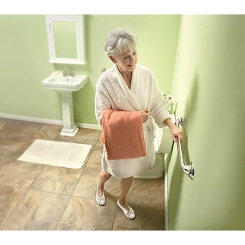 Moen Ultima Grab Bar with Curl Grip, Chrome, 24 Inches