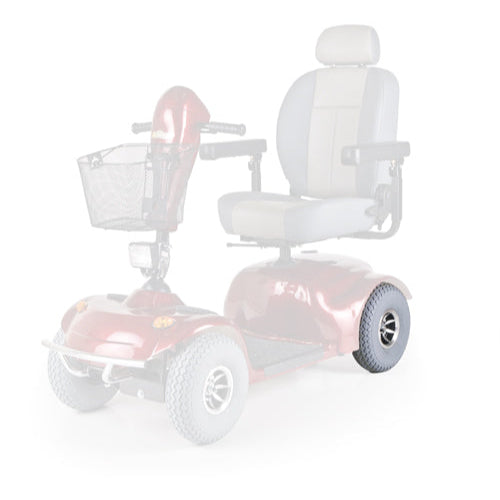 Replacement Pneumatic Rear Wheel for Avenger Scooter
