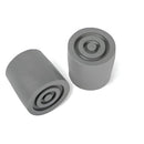Drive Medical Walker Tip Replacements, Gray for improved stability and traction on walkers.