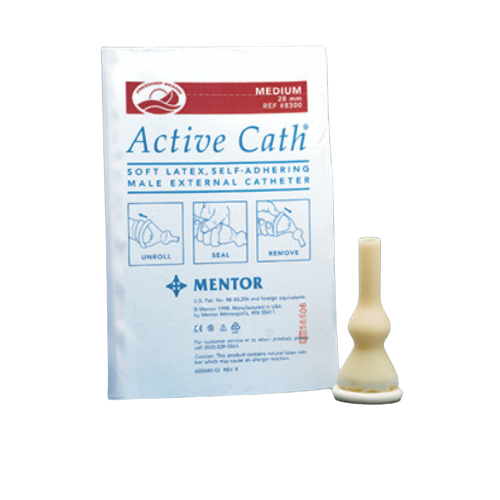 Active Male External Catheter Mentor Medium- Each
