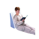 Hermell Dual Position Comfort Wedge, Contoured Foam Back Support with Washable Cover