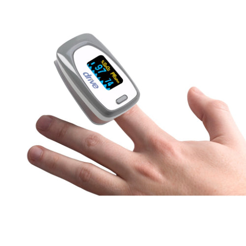 Drive Medical Pulse Oximeter with OLED Display, SpO2 and Pulse Rate Monitoring