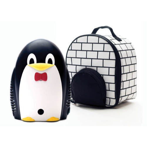 Drive Medical Pediatric Penguin Nebulizer with kit and bag for child-friendly respiratory therapy. Moovkart