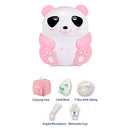 Drive Medical Pediatric Panda Compressor Nebulizer with Carry Bag, Reusable and Disposable Kit, Pink