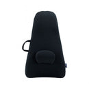 ObusForme Highback Backrest Support – Black, Extra Long ergonomic back pain relief cushion. Moovkart