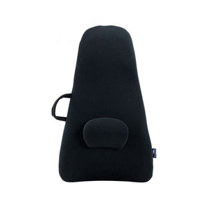 ObusForme Highback Backrest Support, Black, Extra Long with Adjustable Lumbar Pad