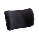ObusForme lumbar cushion with massage in black for posture and back pain relief, Moovkart
