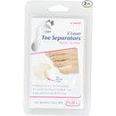 Foam toe spacers by PediFix to reduce friction and improve foot comfort, Moovkart