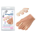 PediFix 3-Layer Toe Separators, Pack of 6, Soft cushioning for toe alignment, pressure relief, and enhanced comfort. Moovkart