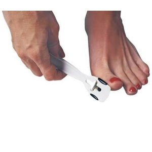 PediFix Corn and Callus Trimmer with Non-Slip Handle for Safe Skin Removal, Includes 3 Blades Hover