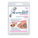 PediFix Visco-GEL Slip-On Toe Spacers, Separates and Aligns Crooked Toes, Pack of 2