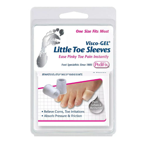 PediFix Visco-GEL Little Toe Sleeve, Pack of 2