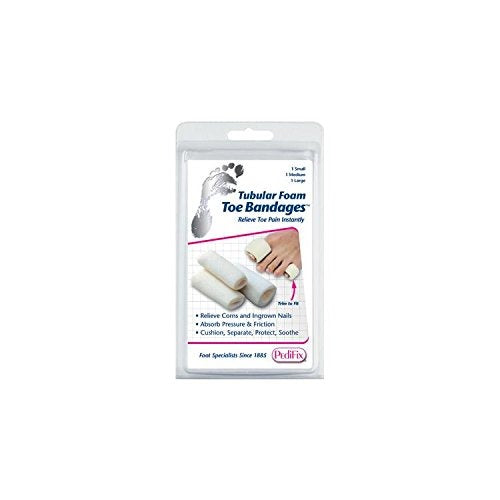 Tubular-Foam Toe Bandage Pack-3 Small