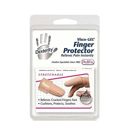 PediFix Visco-GEL Finger Protector Small Offers Soothing Relief with Reusable Fabric Design. Moovkart