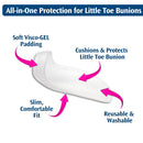 PediFix Bunion Guard in shoe for size reference, Moovkart
