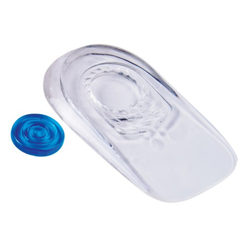 PediFix Double-Action Gel Heel Cushions for Men's, Shock Absorbing Pain Relief, Pair