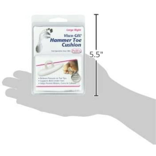 PediFix Visco-GEL Hammer Toe Cushion, Large, Right