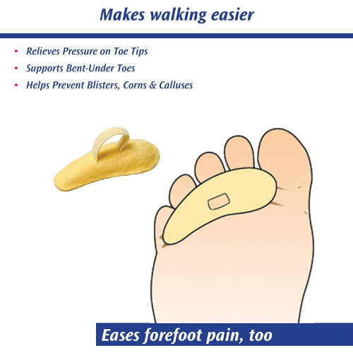 PediFix Hammer Toe Cushion, Large, Left