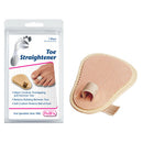 PediFix Toe Straightener Single, Cotton‑Elastic Loop and Dual‑Layer Cushion for Proper Alignment