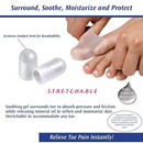 PediFix Visco-GEL Small Toe Cap for All Gel Cushioning Relief from Corns and Hammer Toes