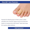 PediFix Visco GEL Corn Protectors for Friction Absorption and Moisturizing Skin, Pack of 2