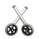 ProBasics 5 inch fixed walker wheels with glide caps for durable walker, floor protection, smooth movement with glide caps, Moovkart.