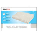 ObusForme Comfort Sleep Contoured Pillow with Neck Curve Support and Breathable Cover, 2 Pack