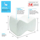 ObusForme Memory Foam Leg Spacer Pillow, Support for Hips and Spine Alignment