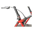 Drive Medical Steel Rollator with 6 Inch Wheels and Padded Seat for Comfortable Support Red