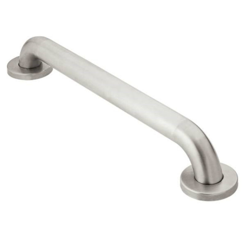 Moen 32-Inch Grab Bar SecureMount with Peened Screws, ADA-Compliant, 500 lbs Capacity, Stylish and Durable for Bathroom or Kitchen Safety, Moovkart