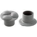 Carex Walker Glides, 1 1/8 Inch, Durable Tips for Smooth Mobility and Stability, Pair